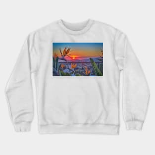 Sunset Over Los Angeles Crewneck Sweatshirt